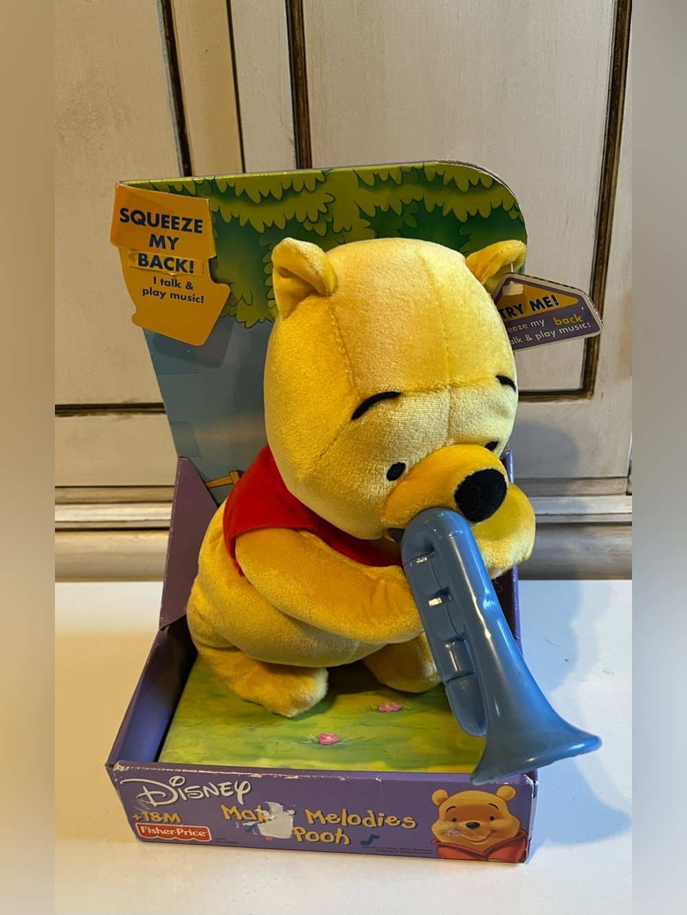 Vintage ‘02 Disney Fisher-Price Winnie The Pooh Makin' Melodies Musical Plush